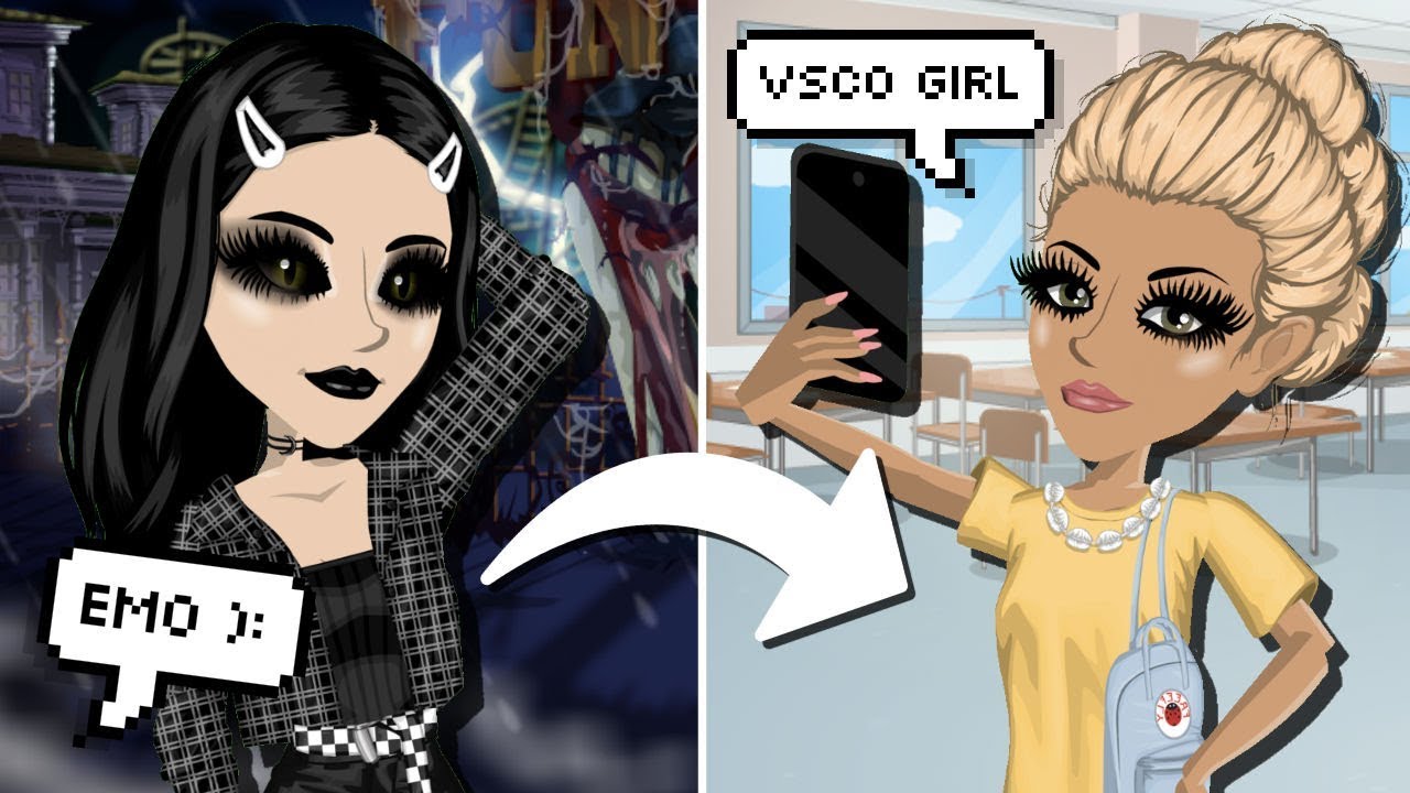 EMO TO VSCO GIRL *EXTREME* MSP TRANSFORMATION