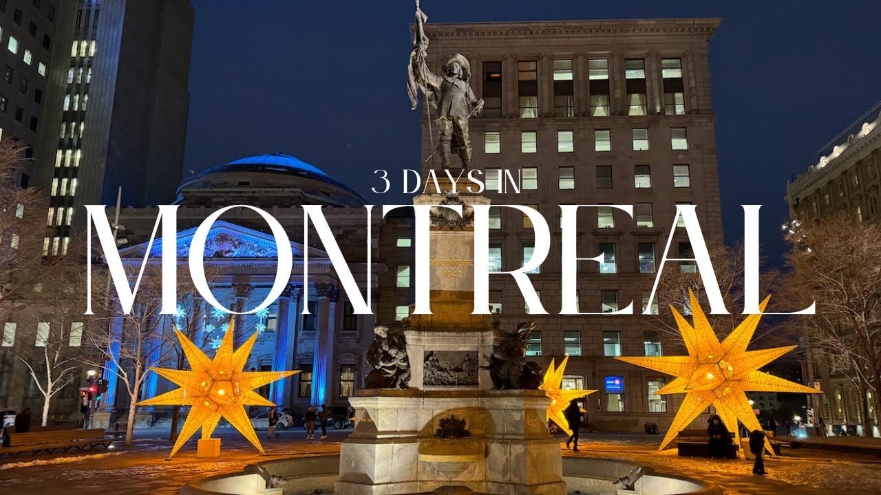 3 Days Trip Montreal | 4K