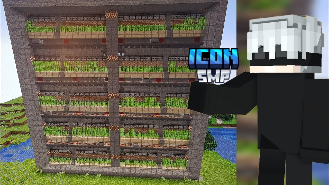 I MADE THE BIGGEST SUGARCANE FARM IN THIS PUBLIC LIFESTEAL SERVER | ICON NETWORK 