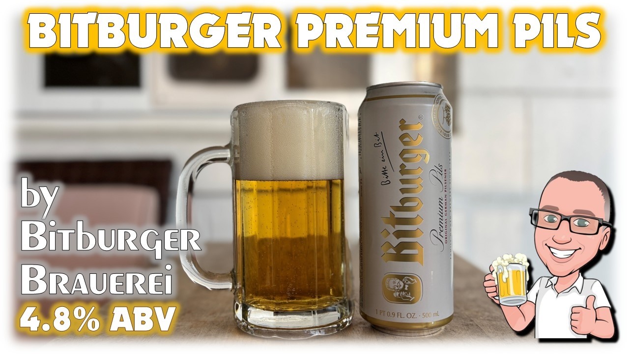 Bitburger Premium Pils (most UNDERRATED pilsner ever!?)