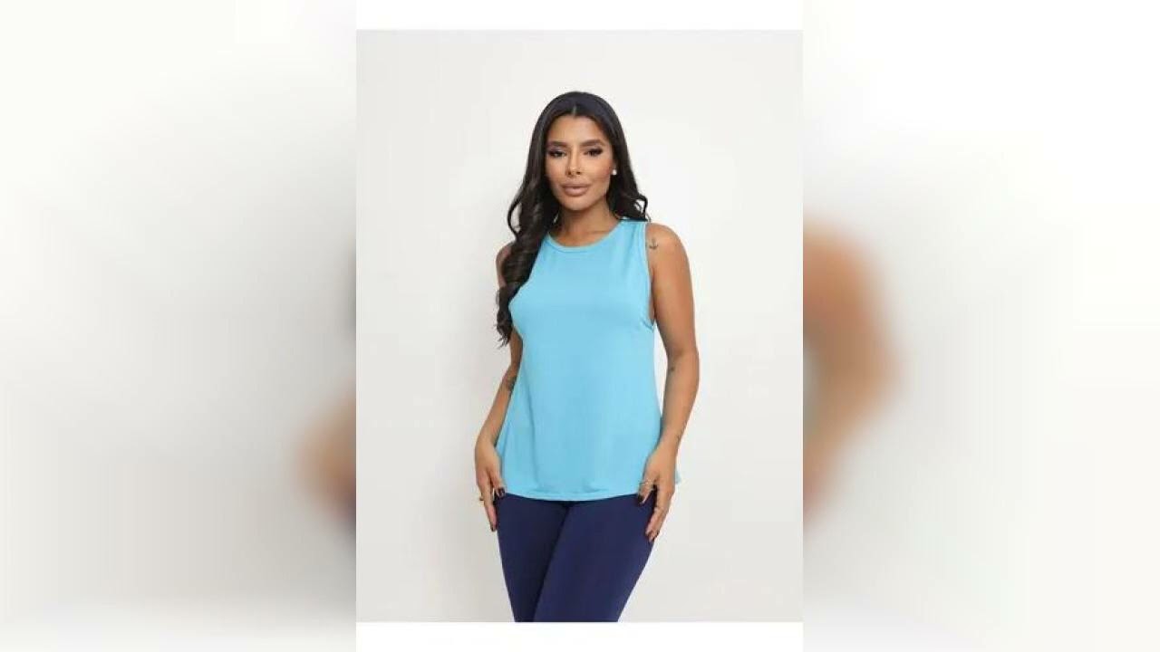 Review: Kit 2 Blusas Academia Treino Fitness Dry Fit Regata Básica