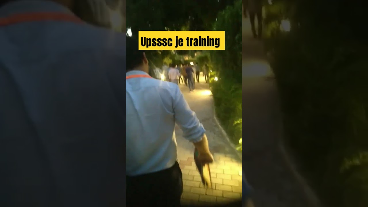 upsssc je traning || upsssc je 