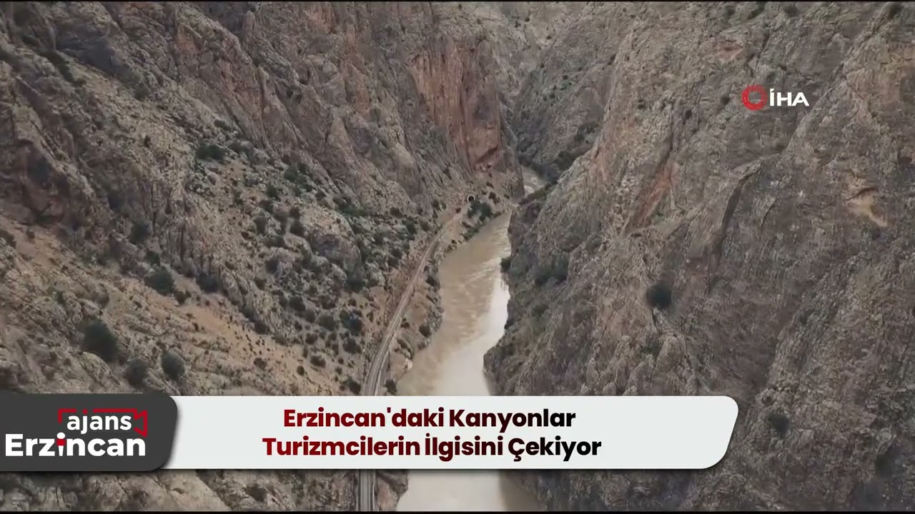 Erzincan'daki Kanyonlar Turizmcilerin İlgisini Çekiyor
