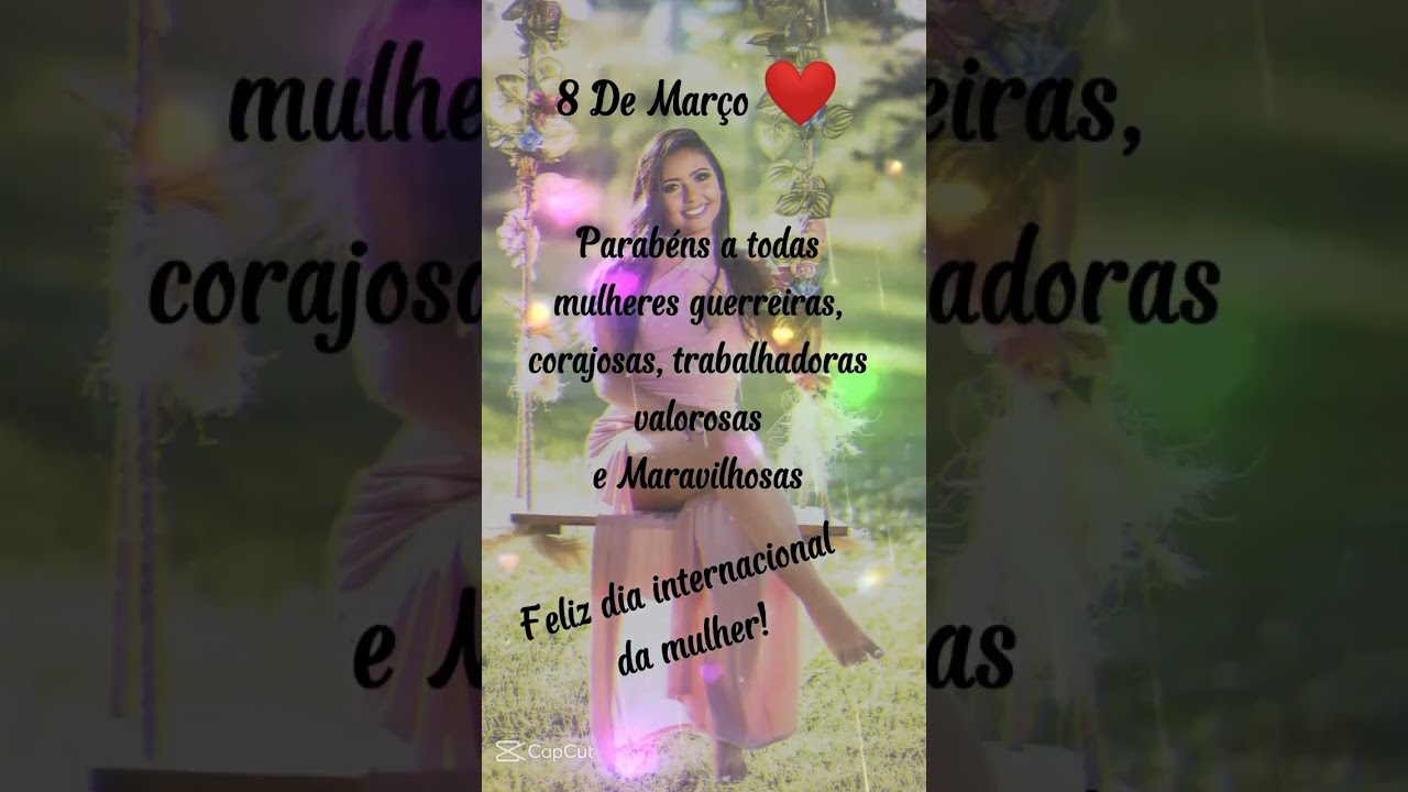 feliz dia da mulher 