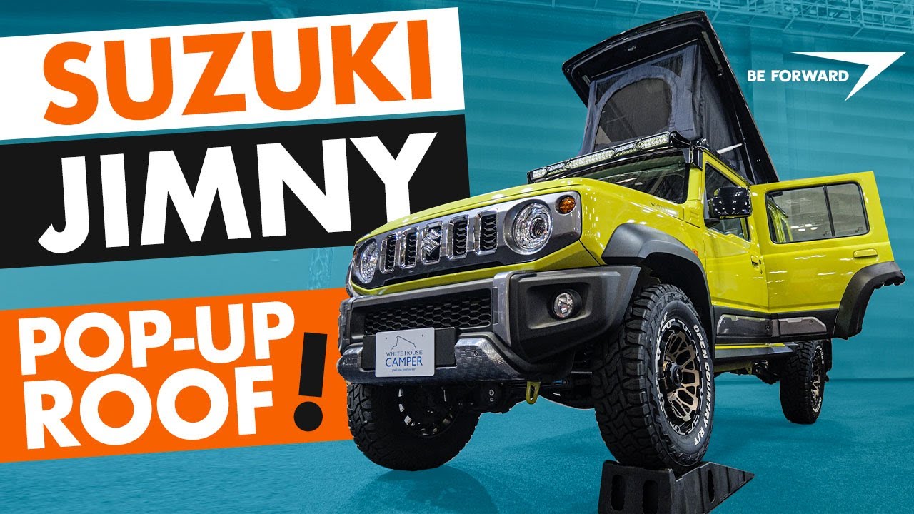Suzuki Jimny 5-door pop-up roof camper &ndash; made in Japan by White House | top camper build