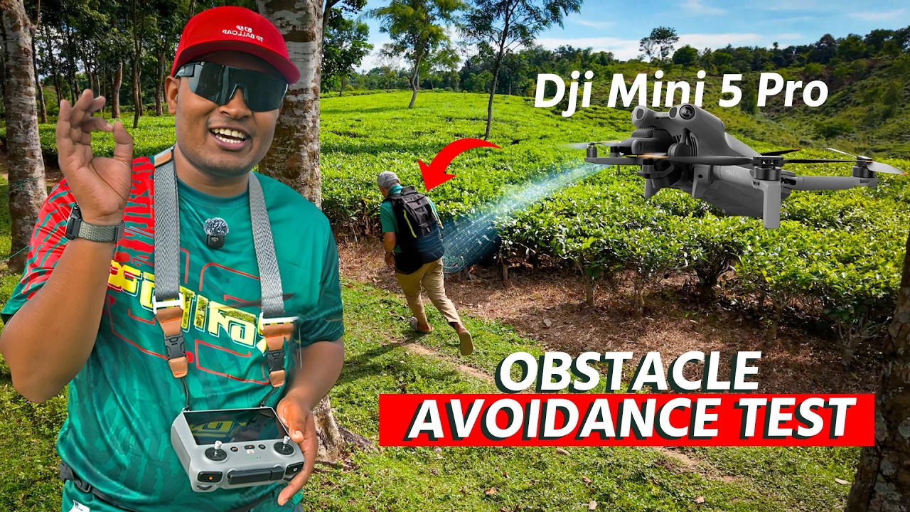 Mini 5 pro obstacle avoidance test | EXTREME DJI Mini 5 Pro Active Track Test - Will It SURVIVE?