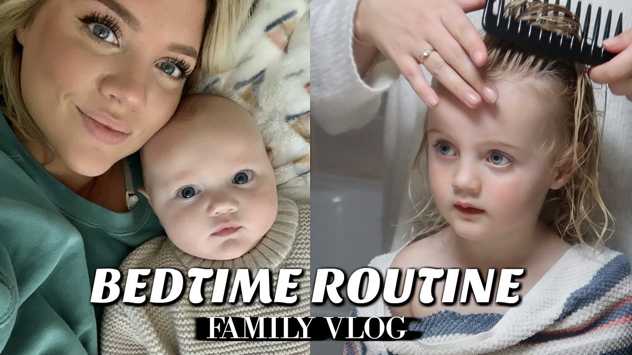 Bedtime Routine with Two Kids, 100K Giveaway | VLOG | Elanna Pecherle 2020