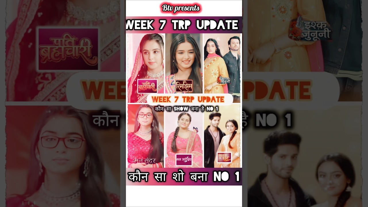 Dangal TV TRP Week 7 Today 😱 Top 7 Shows TRP Ranking + YouTube Views Report | BARC TRP Thursday