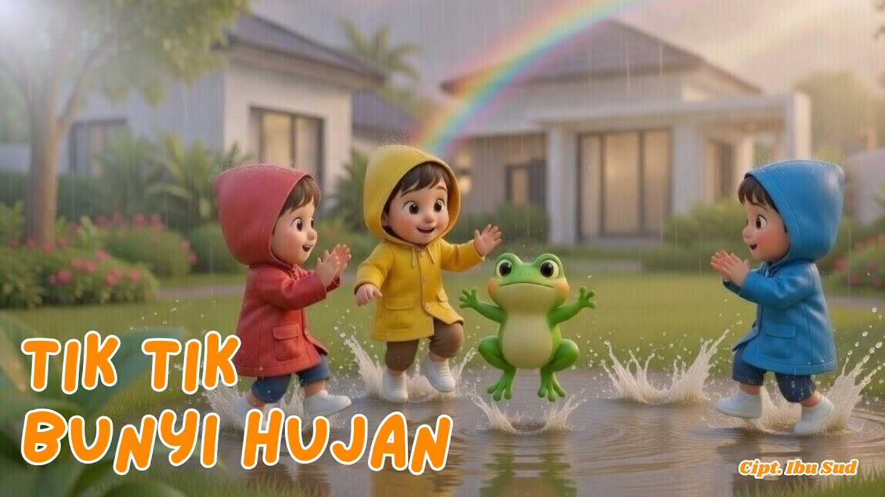 Tik Tik Bunyi Hujan 🌧️ | Lagu Anak Indonesia Ceria & Animasi Lucu 3D Terbaru 2026