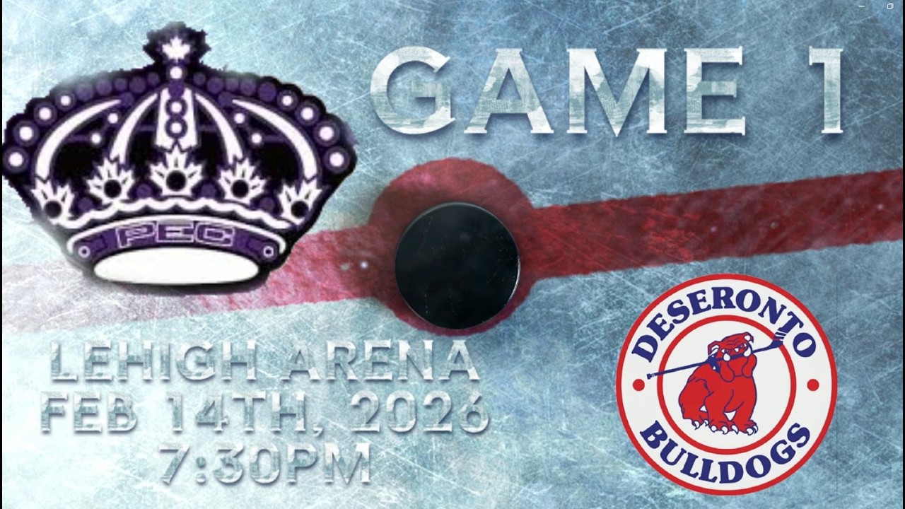 Game 1 - The County Royals vs Deseronto Bulldogs