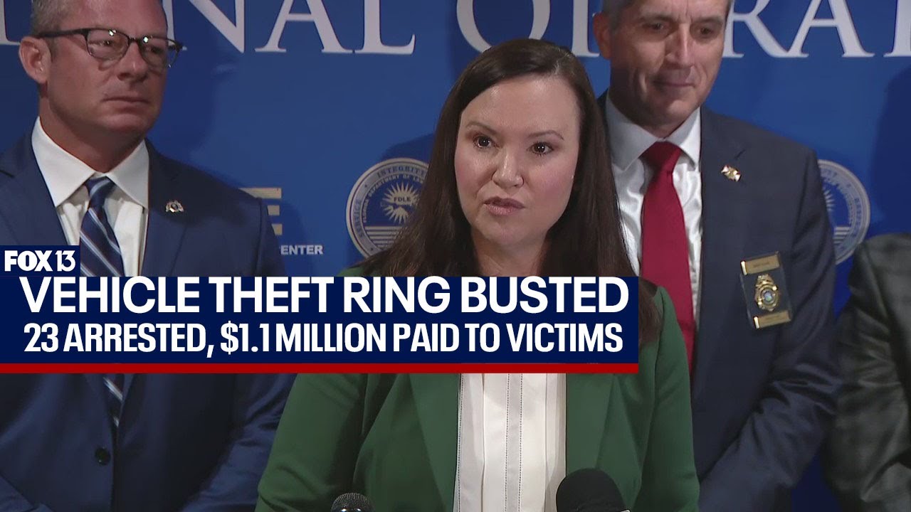 Full Press Conference: Florida vehicle theft ring busted