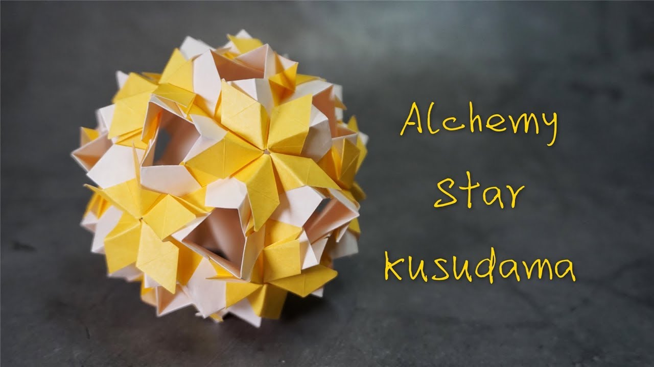 Origami Tutorial: Alchemy Star Kusudama (Masha Athanasiadi)｜Hello Malinda
