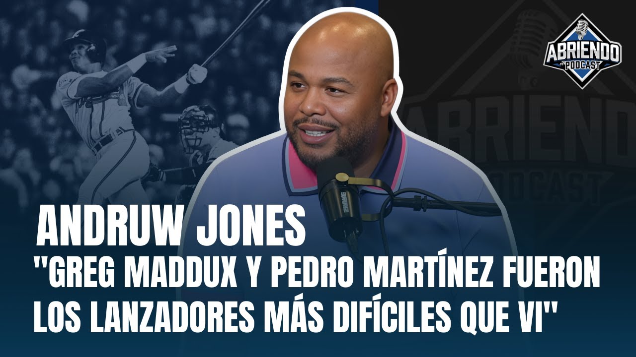 ANDRUW JONES, EL MEJOR JARDINERO CENTRAL, CUENTA SU MEJOR ÉPOCA EN ATLANTA, M. JORDAN, FURCAL Y MÁS