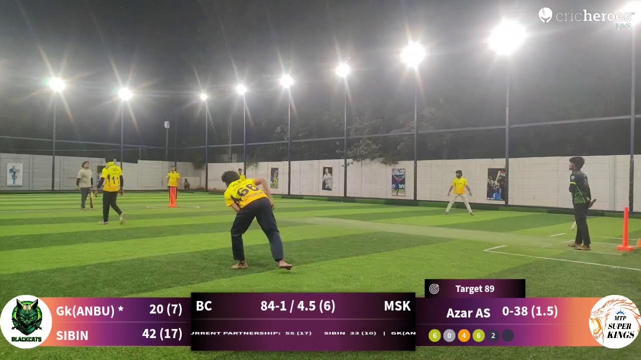 BLACK CATS vs MTP SUPER KINGS live cricket match | Mounttown MTPL - II live - Star Turf Mettupalaya