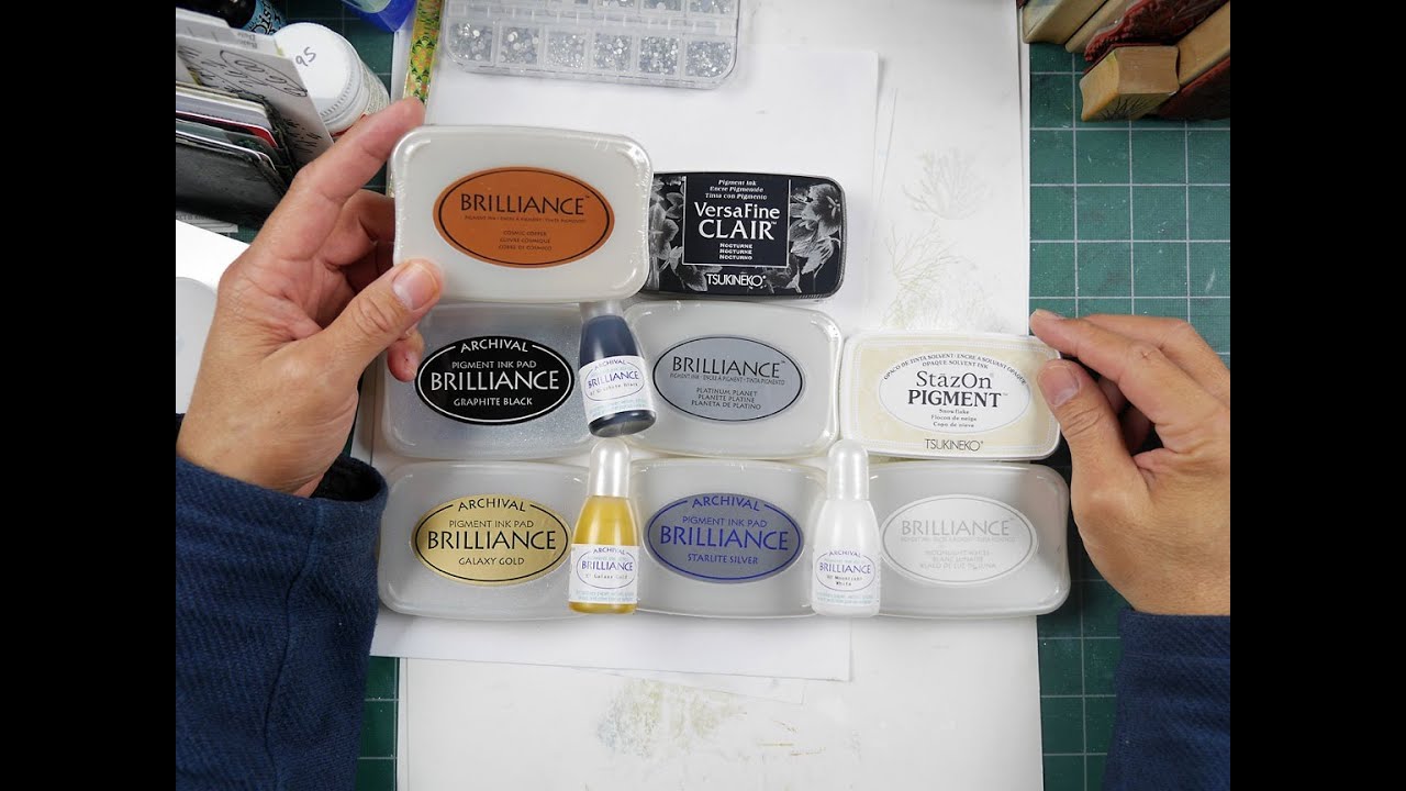 Stampscapes 101: More BRILLIANCE INKS by Tsukineko