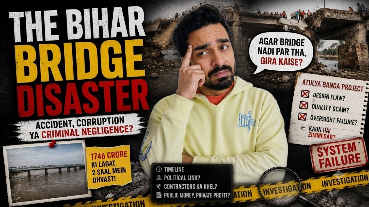 Bihar Mein Pul Girte Kyun Rehte Hain? | The Corruption Story Nobody Talks About