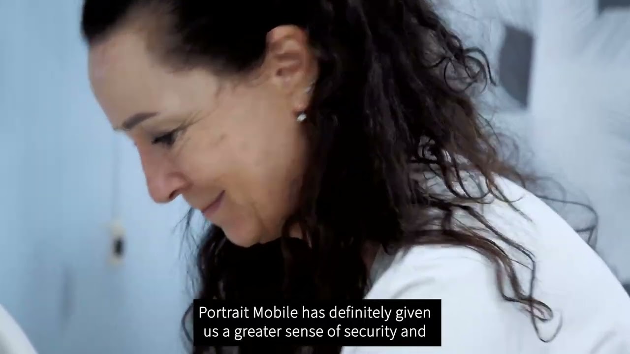 Portrait Mobile at Thomayer University Hospital Prague, Czech