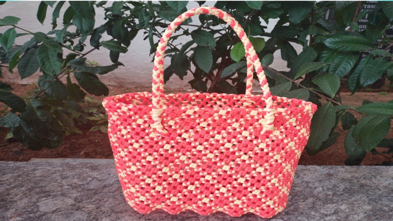 ನಾರ್ಮಲ್ ಬೇಸ್ ಕ್ರಾಸ್ ಬಾರ್ಡರ್ ವೈರ್ ಬ್ಯಾಗ್ || Narmal Base cross border wire basket in Kannada DIY video