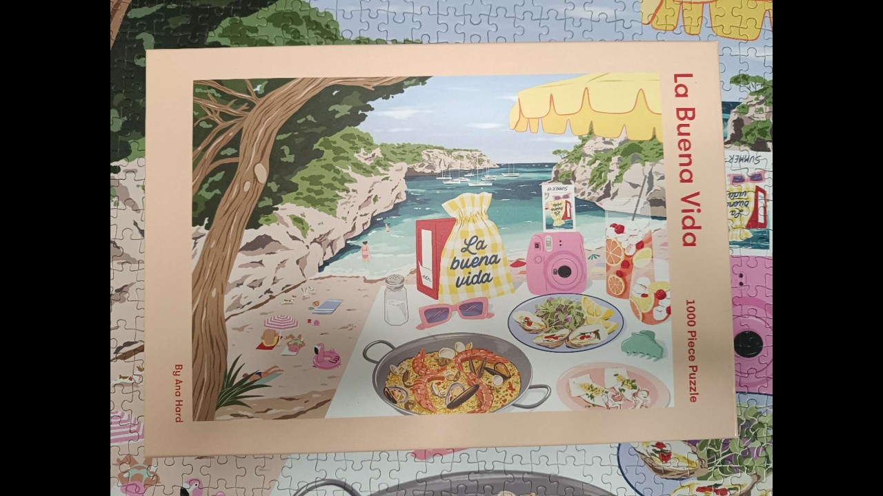Puzzle, Music & Slow Time ｜La buena Vida (1000 piece)