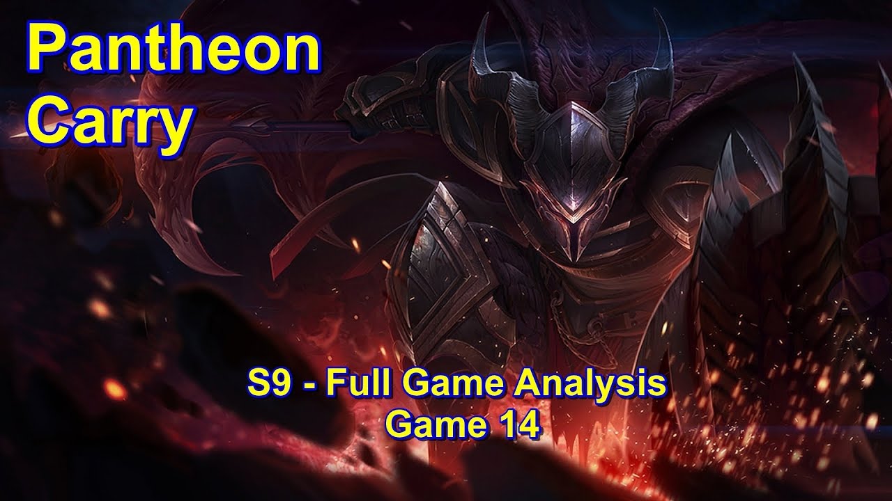 S9 Pantheon Carry - Full Game Analysis | League of Legends