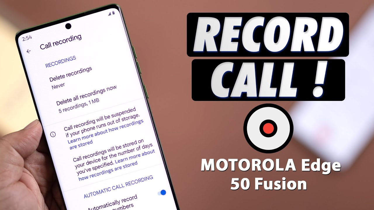 Как записывать звонки на телефоне Motorola! [Со встроенным диктофоном]
