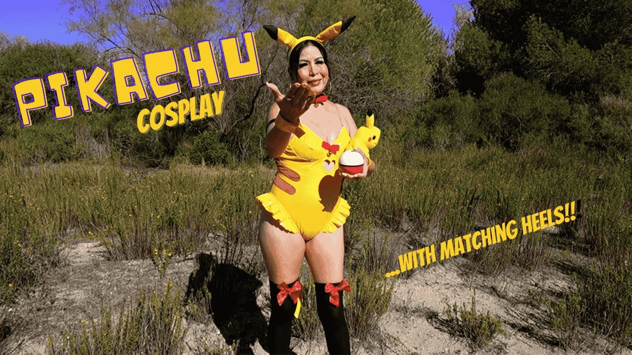 Can you believe this cosplay? Pikachu outdoors in the Wild