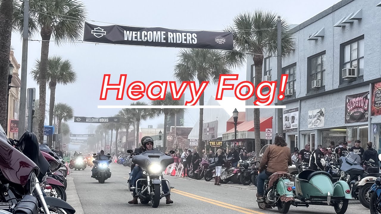 Daytona Bike Week 2024 on Main Street: Day 4 | FOGGY DAY ON MAIN STREET!