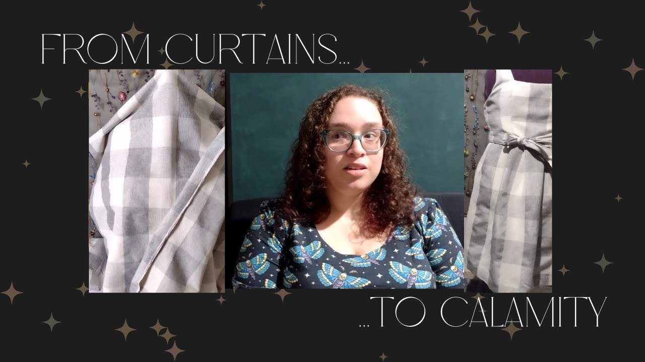 Curtains to calamity: the downfall of a dress