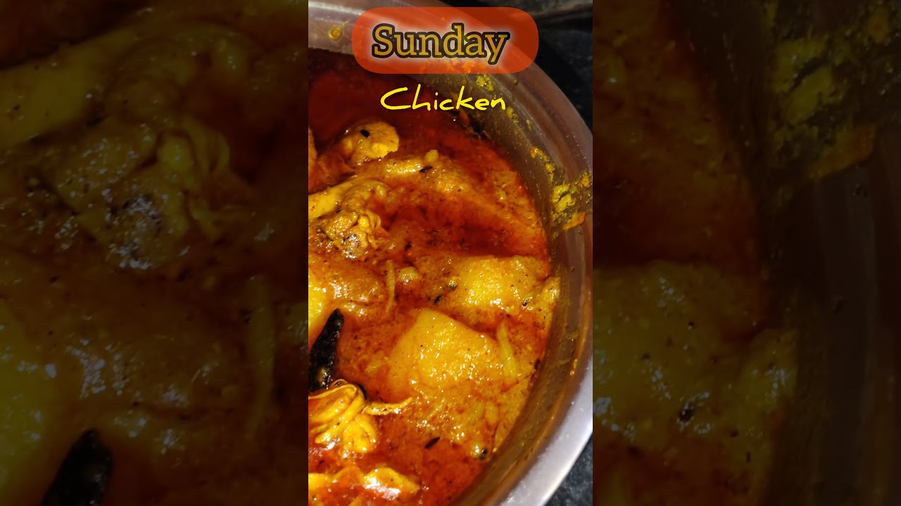 Sunday chicken curry special 🍗🤤#sundaychicken #chickencurry #bengalirecipe @Akashergolpo-e9