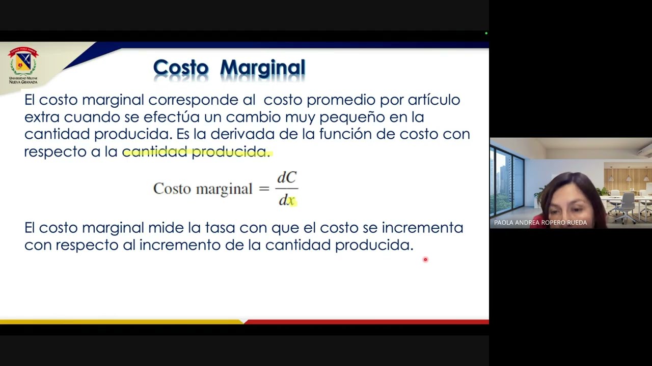 Videoconferencia 4 PC MAT II GF (05/02/2026) Análisis Marginal: Costo, Ingreso y Utilidad Marginal