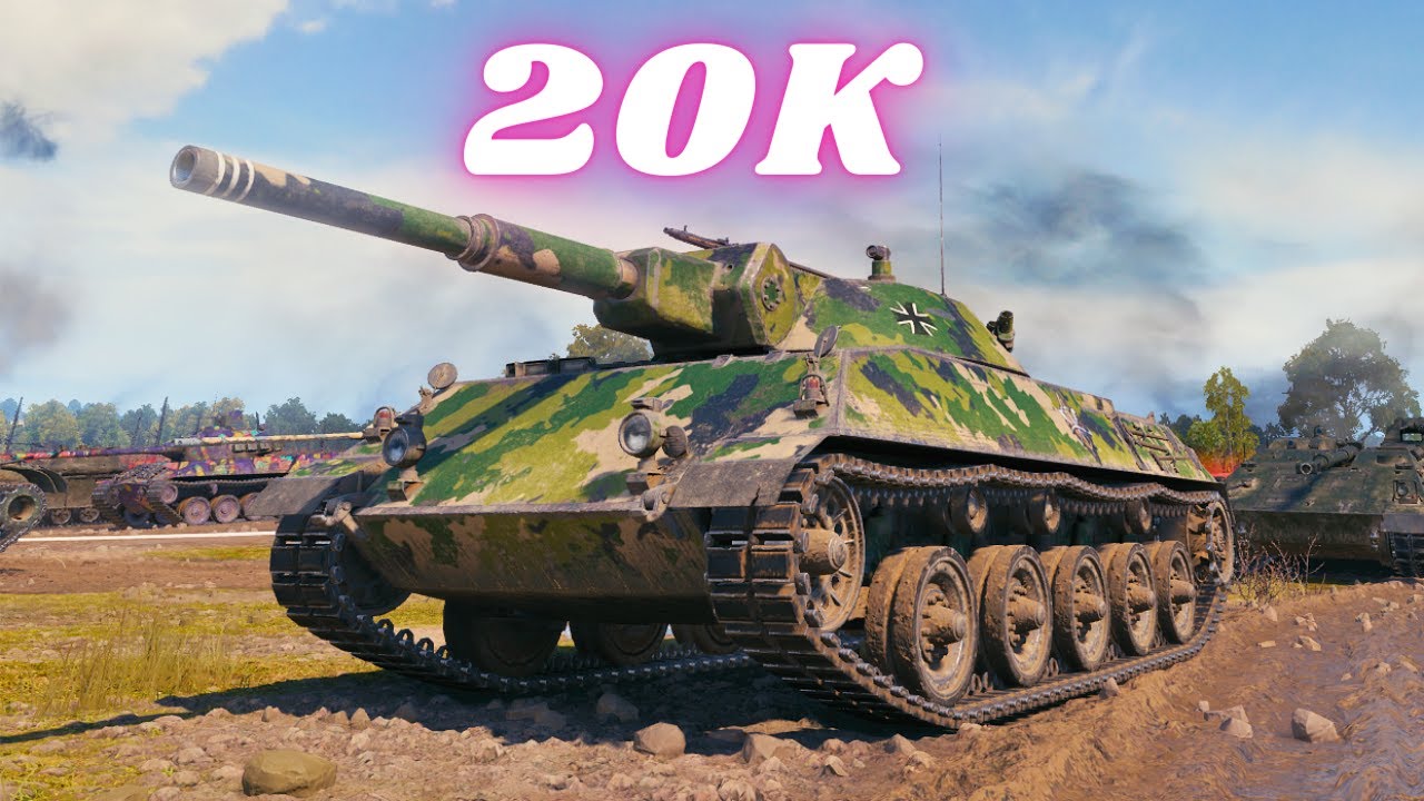 Rhm Panzerwagen 20K Spot + Damage & T-100 LT 15K  World of Tanks Replays