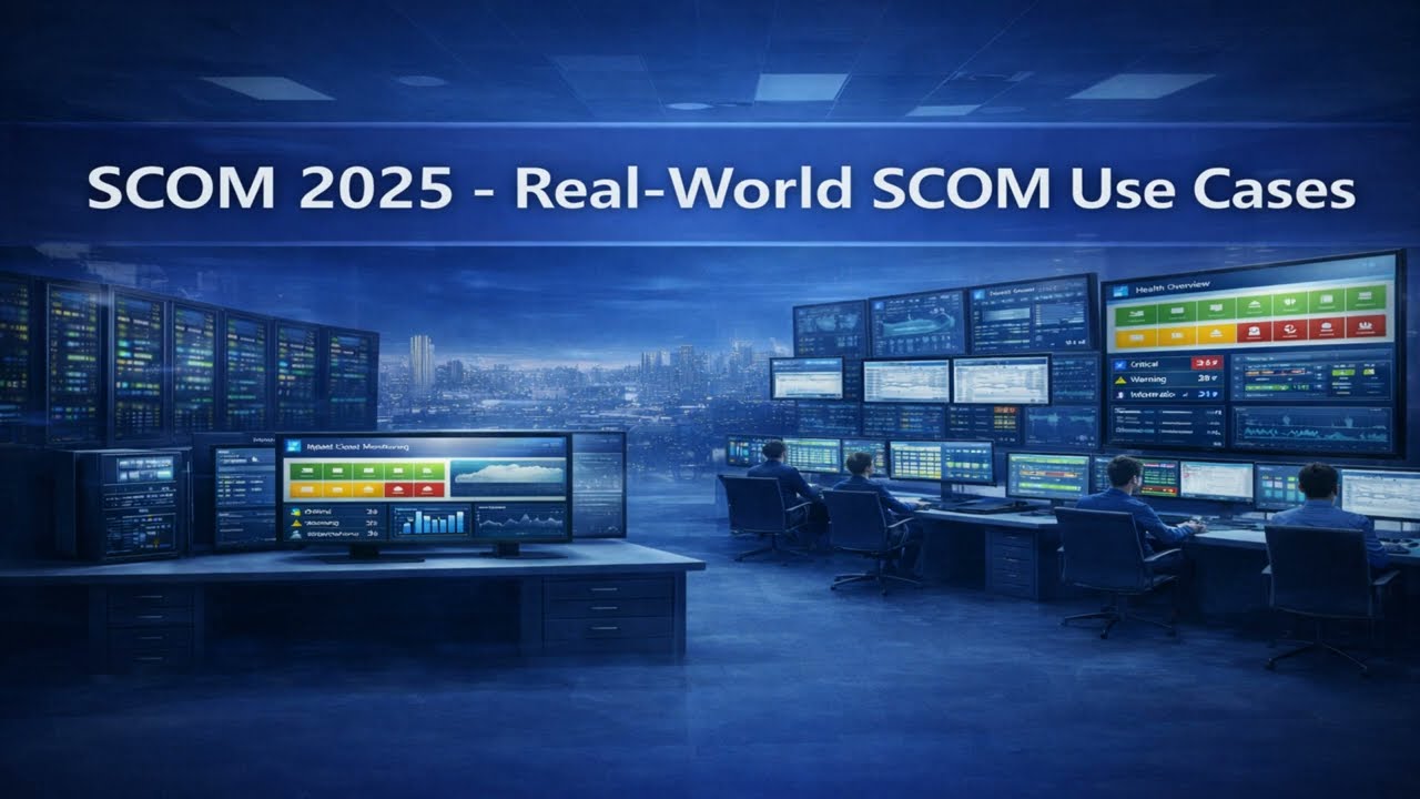SCOM 2025 in Action: Real-World Enterprise Monitoring Use Cases