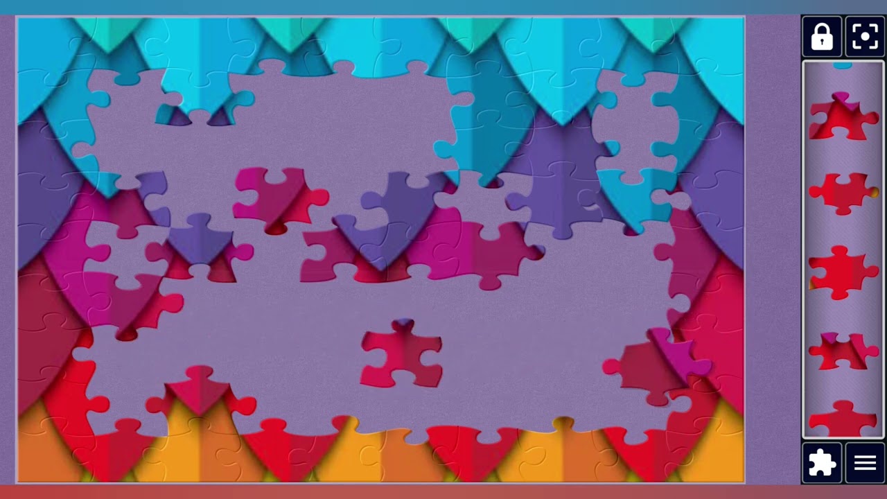 Rainbow Leaf Mosaic🌈🌈🍃//jigsaw puzzles Craft🧩//Amazing puzzles Art🧩//puzzlesArt🧩🧩//
