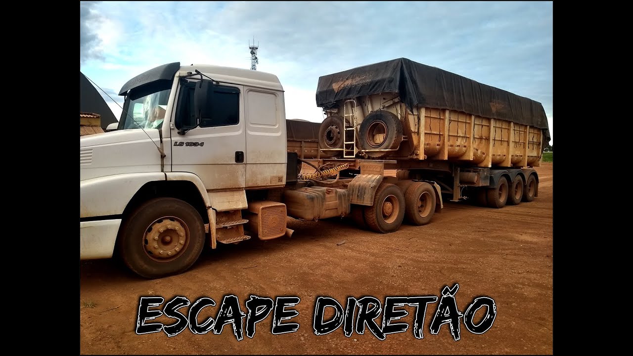 ...Dirigi uma MB 1634 com Escape Diretão - Ronco Lindo...