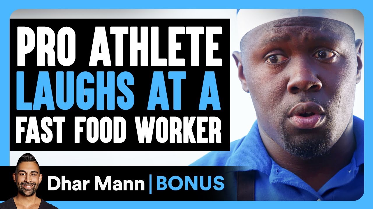 PRO ATHLETE Laughs At A FAST FOOD WORKER | Dhar Mann Bonus!