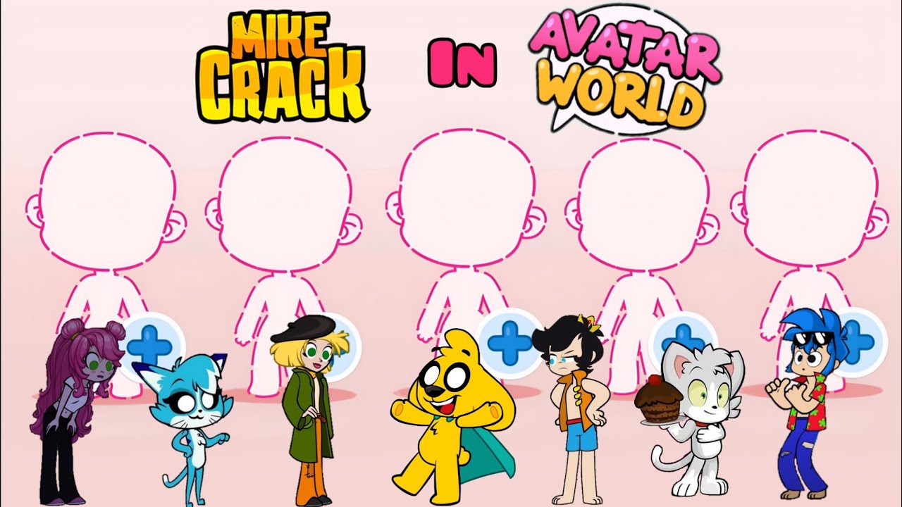 How To Make Mike Crack 🧡✨ Characters in Avatar World!! #avatarworld #mikecrack #video 