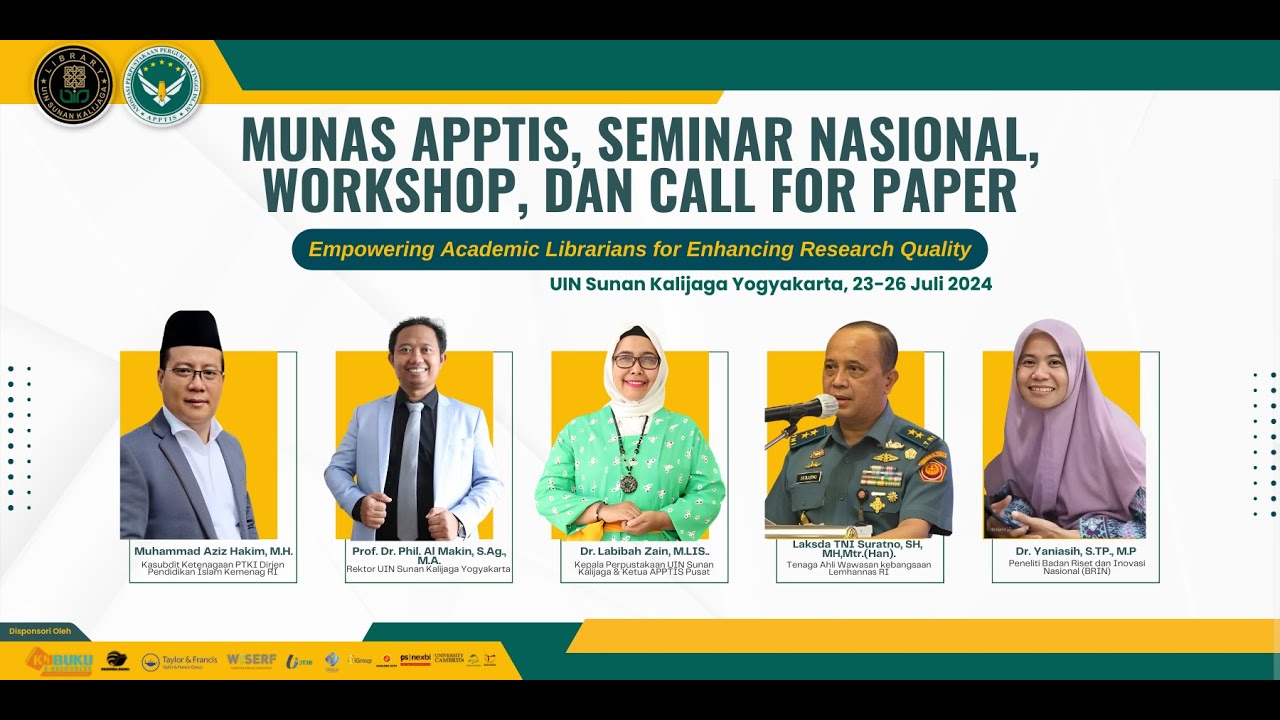 Pembukaan MUNAS APPTIS, Seminar Nasional, Workshop, dan Call For Paper