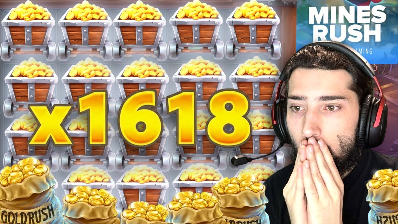CRAZIEST BONUS EVER on *NEW* MINES RUSH SLOT!! (MAX WIN?!)