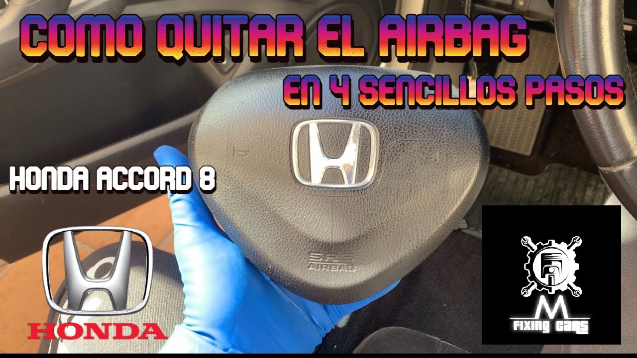 Como sacar el airbag del volante en el HONDA ACCORD 8