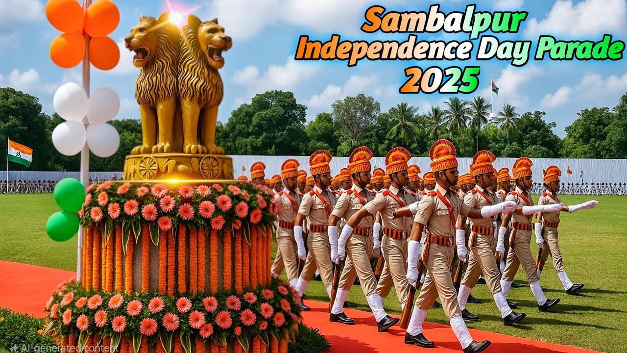 Sambalpur Independence Day Parade 2025 | Independence Day Parade Sambalpur | Sambalpuri Vlogs