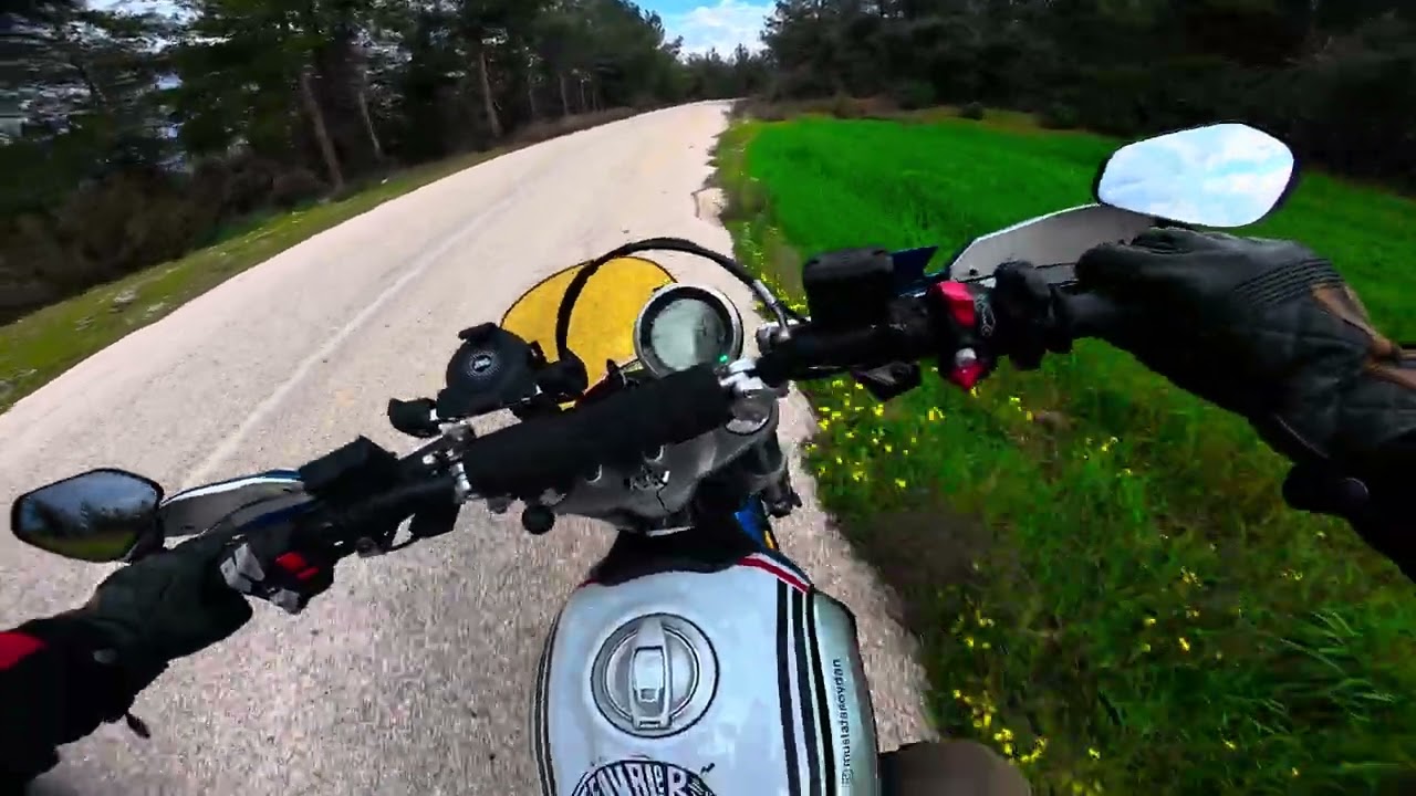 Before rain day / ducati scrambler desert sled / pow raw video