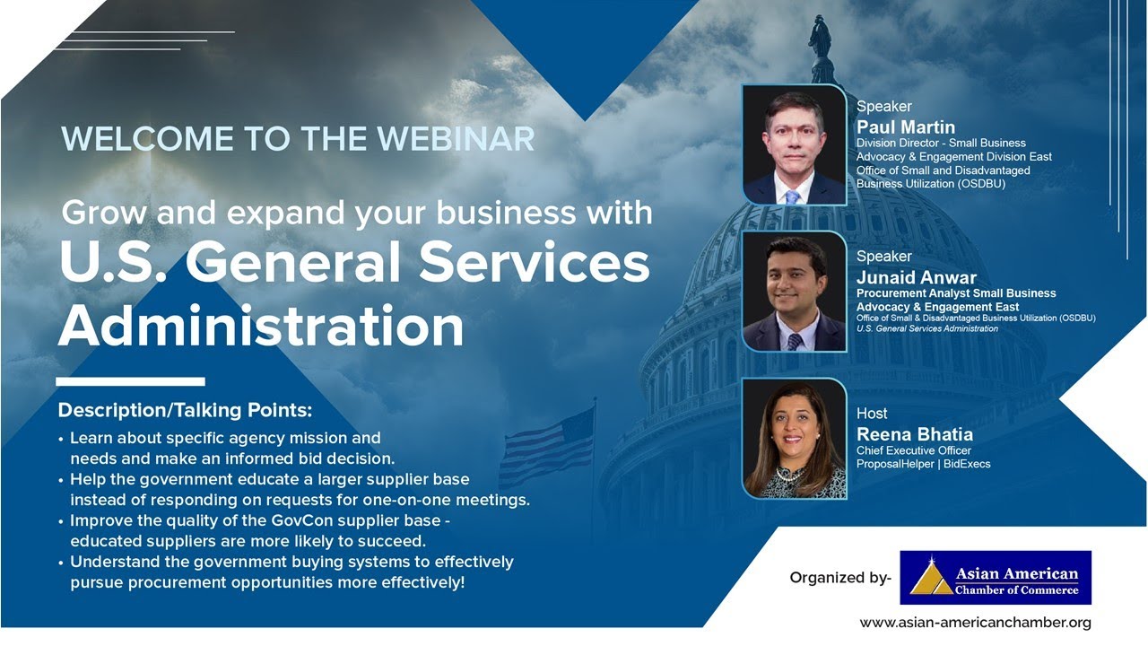 Grow and expand your business with U.S. General Services Administration 2024