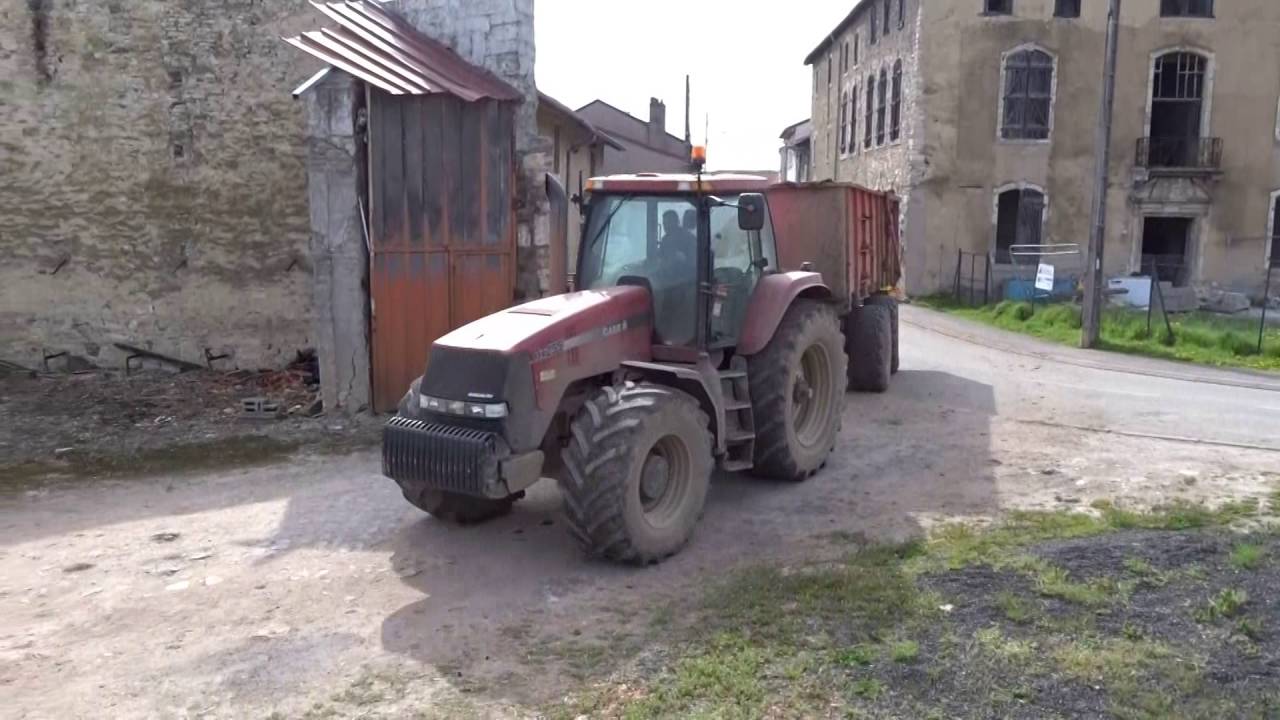 Case ih mx magnum 255 & Benne ponthieux