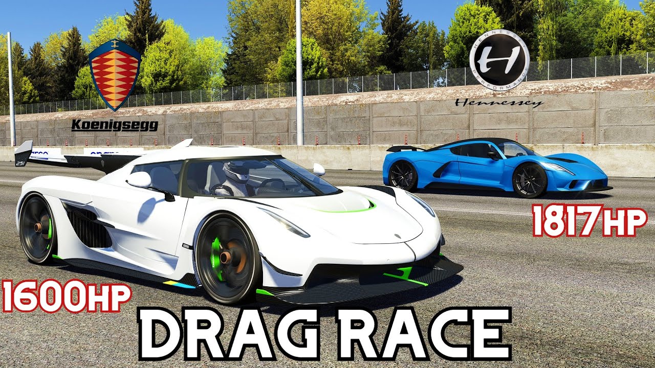 1600HP KOENIGSEGG JESKO VS 1817HP HENNESSEY VENOM | Assetto Corsa