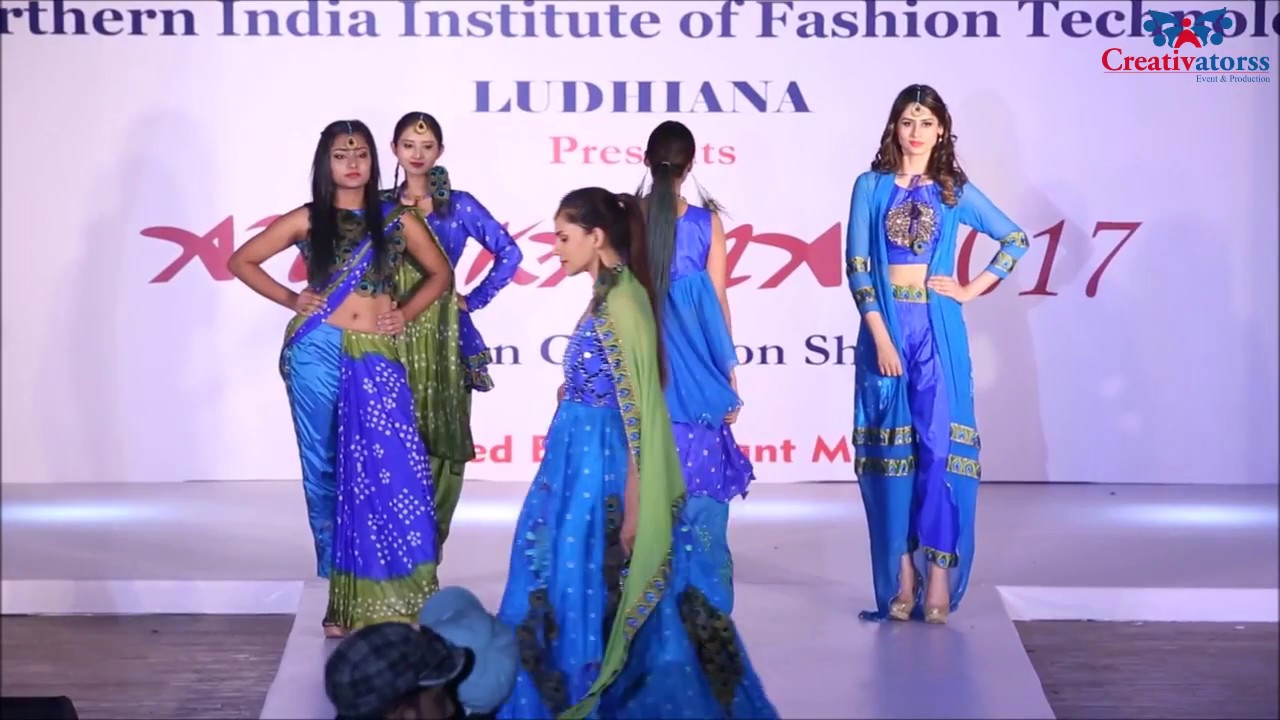 NIIFT Anukama 2017 Designer collection show at Ludhiana Info +91 9988460786