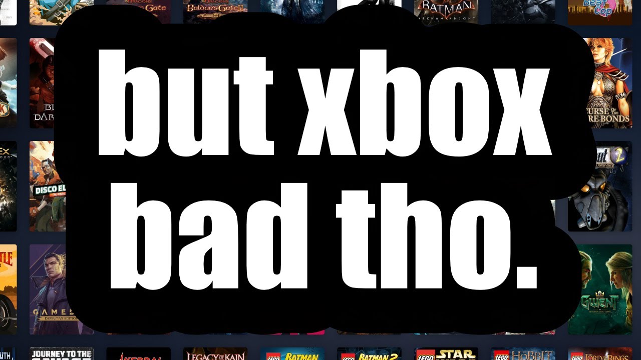 Xbox вреден | Но все остальные в том же духе, даже если делают то же самое