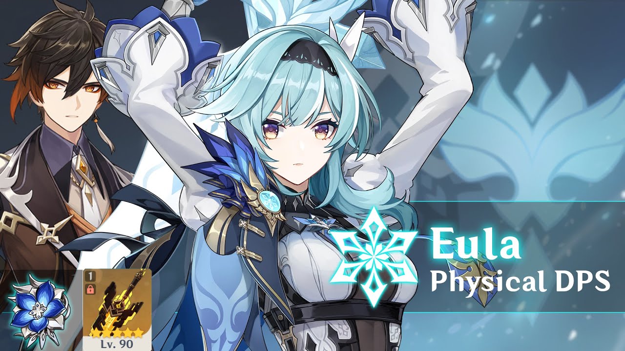 Unforged Eula Physical DPS Lvl. 90 (ft. Zhongli) Vs. Azhdaha, Signora, Raiden Lvl. 90