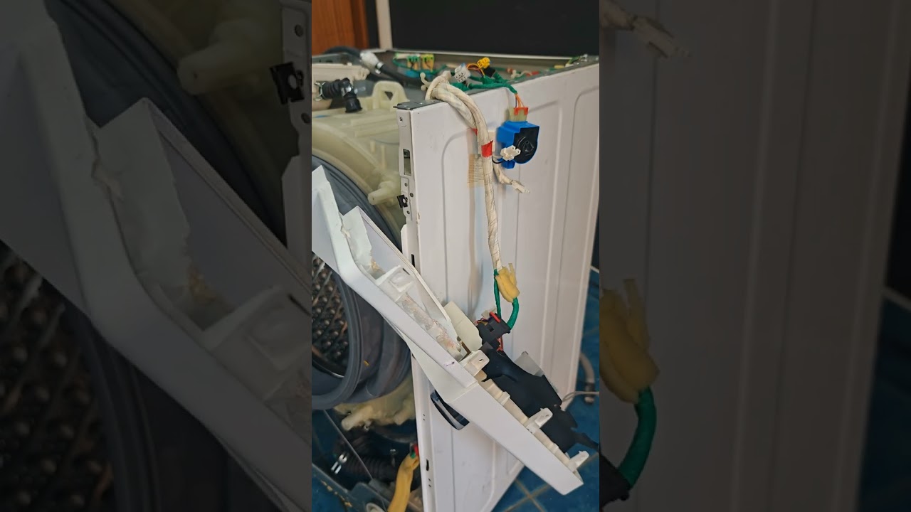 Samsung - replacement of bearings - gluing of bathtub and add door - part 2