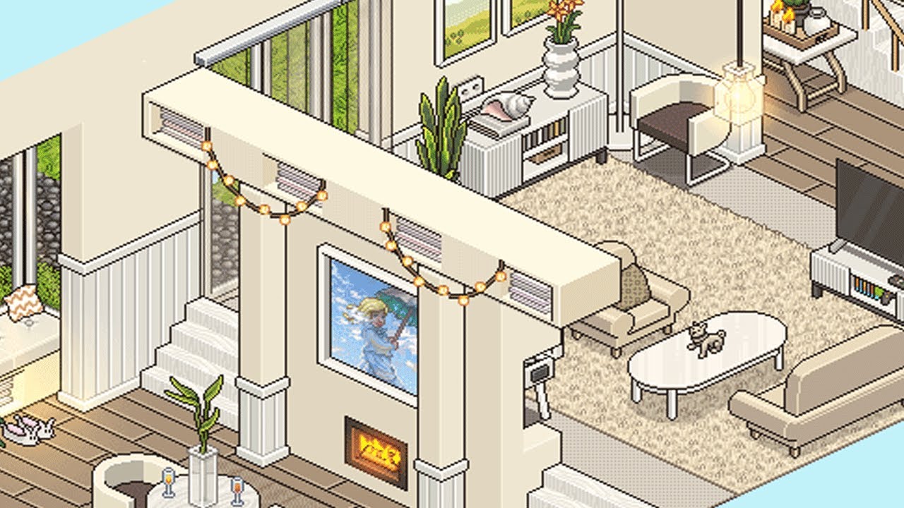 Simsek's House😺(Furnis Simsek) ||HABBO Speed Build Interior🛠|| Ft. @Mathias