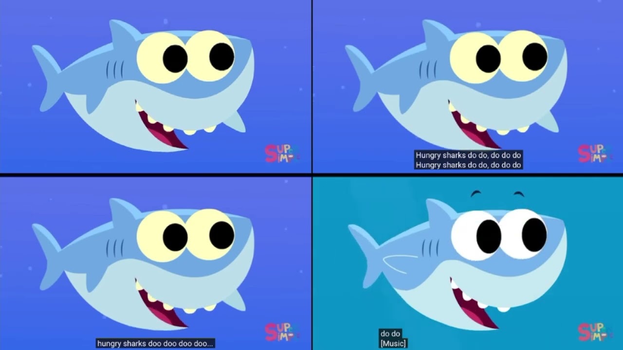Baby shark side by side